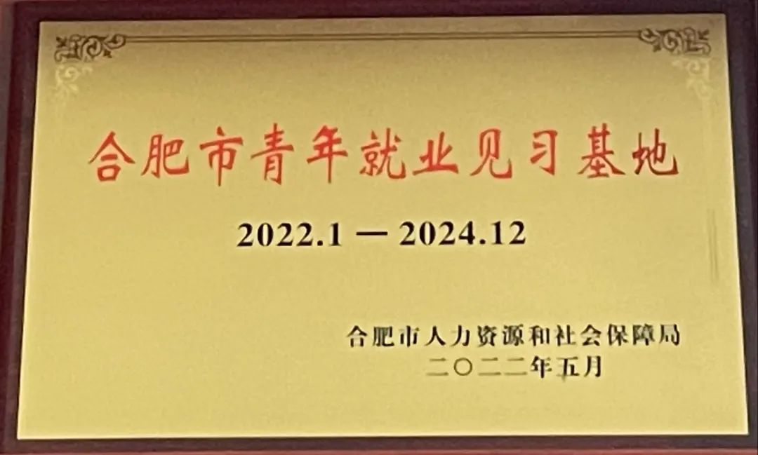 喜报丨合肥华安脑科医院被认定为“2022年度市级青年就业见习基地”